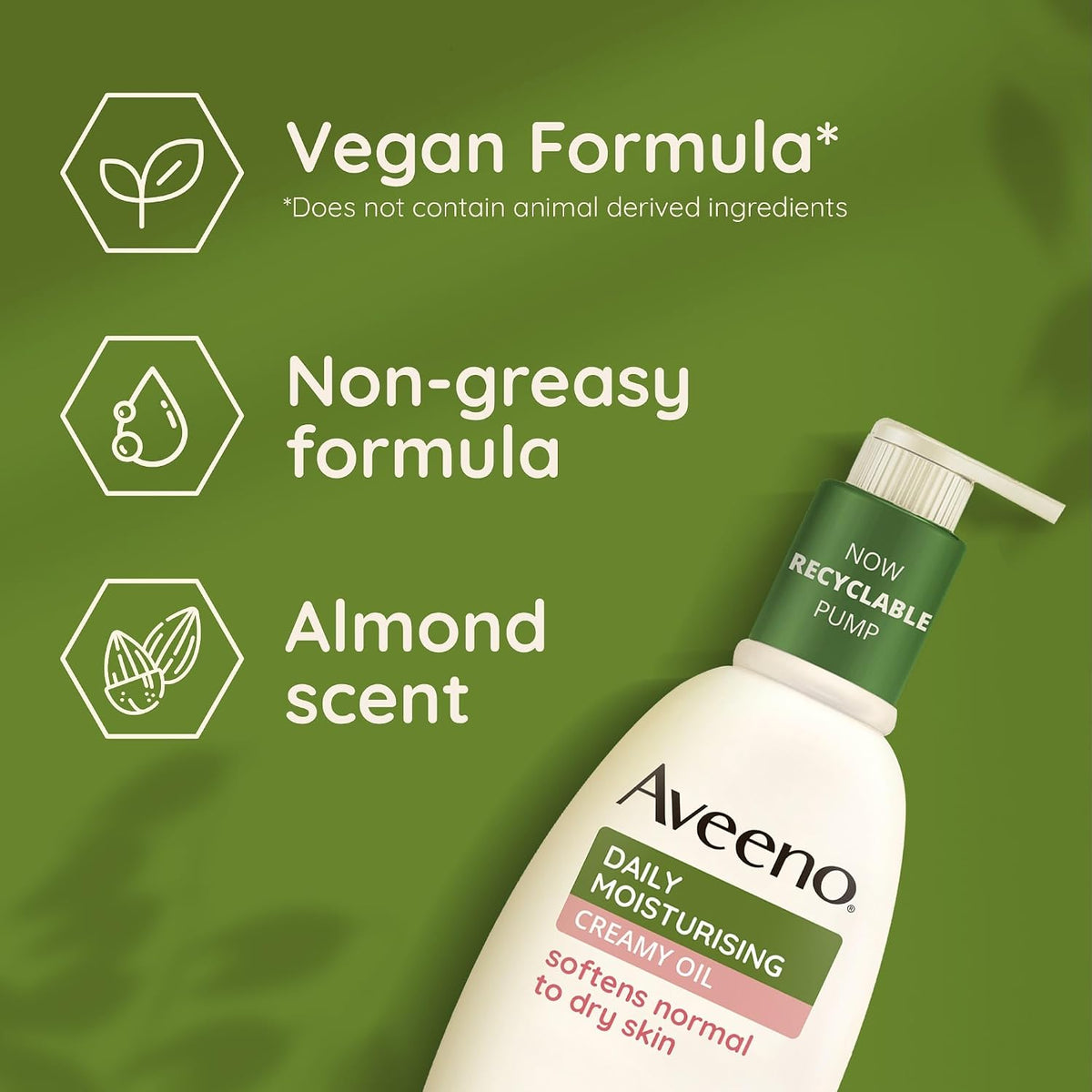 Aveeno Moisturising Creamy Oil, 300 ml - view 3