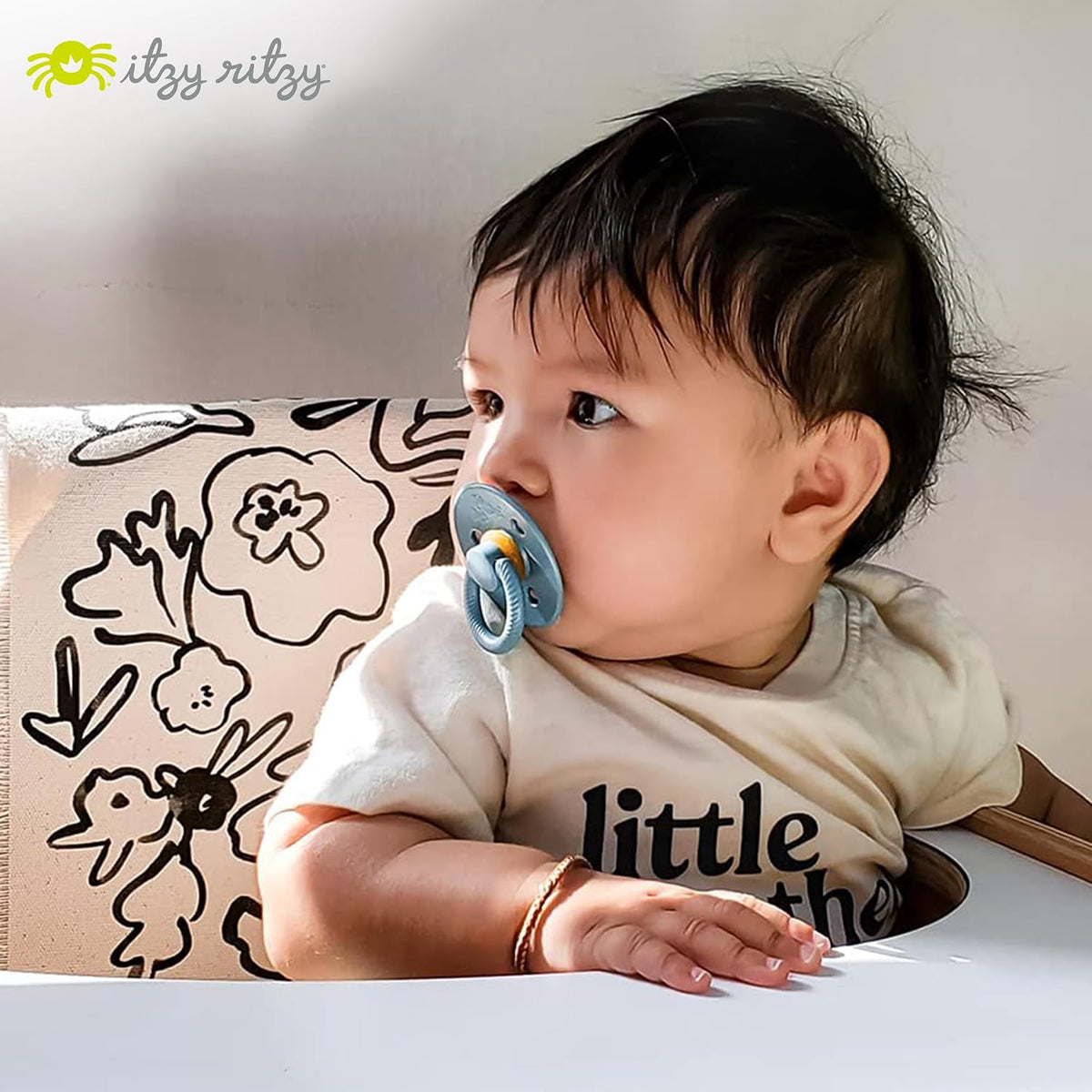 Itzy Ritzy Natural Rubber Dummies 0-6 Months, Set of 2, Harbor & Coast — alternate product view