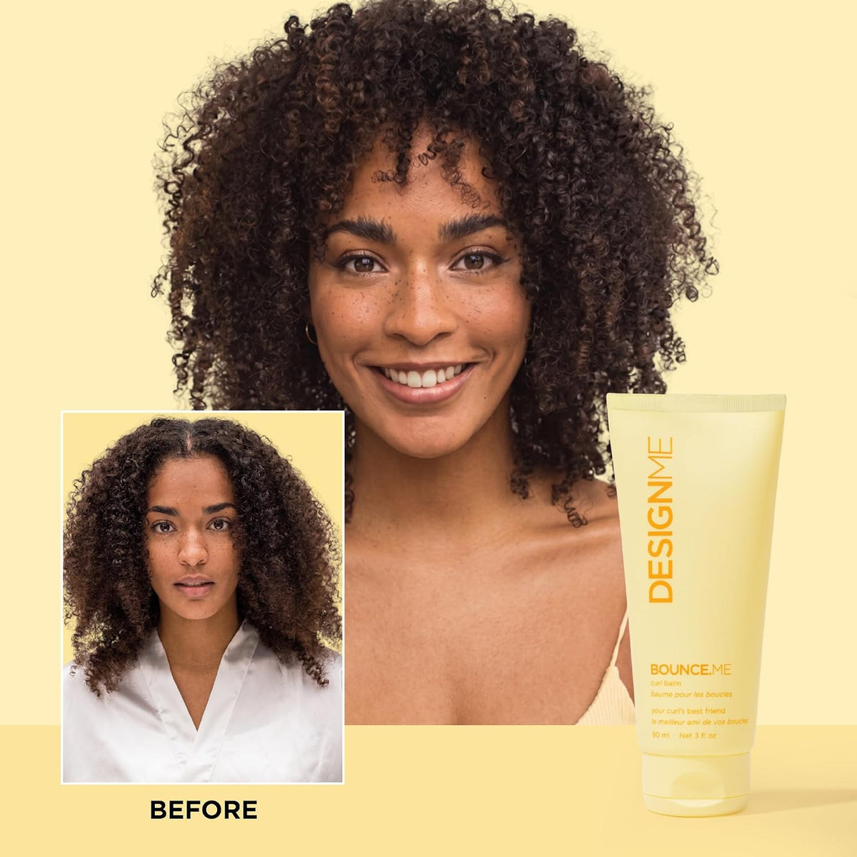 Design.Me Bounce.Me Curl Balm and Cream with Argan Oil, 8.5 fl oz — alternate product view