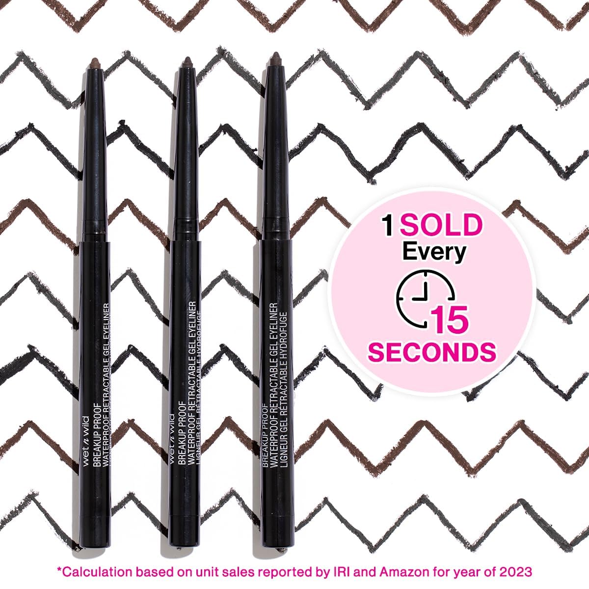 wet n wild Mega Last Breakup Proof Waterproof Retractable Gel Eyeliner, Charcoal - view 6