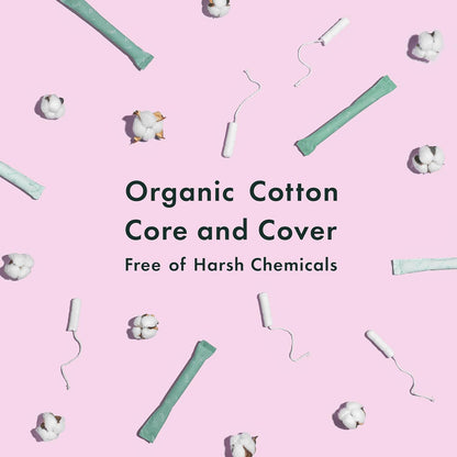 Rael Organic Cotton Cardboard Applicator Tampons, 36 Count - view 5