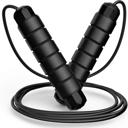 Loocio Tangle-Free Speed Jump Rope with Ball Bearings, Adjustable