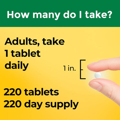 Nature Made Vitamin D3 2000 IU (50 mcg), 220 Tablets - view 5