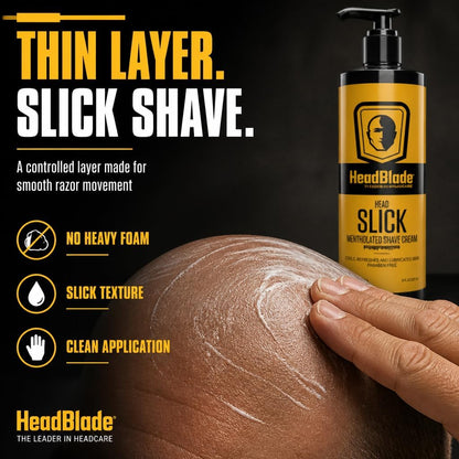 HeadBlade HeadSlick Mentholated Shave Cream, 8 fl oz - view 2