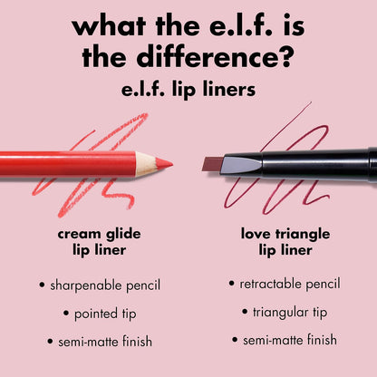 e.l.f. Cream Glide Lip Liner, Creamy High-Pigment, Dark Cocoa - view 5