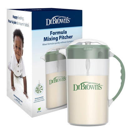 Dr. Brown's Baby Formula Mixing Pitcher, Olive