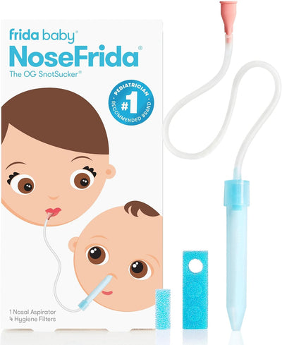 Frida NoseFrida SnotSucker Baby Nasal Aspirator with 4 Hygiene Filters
