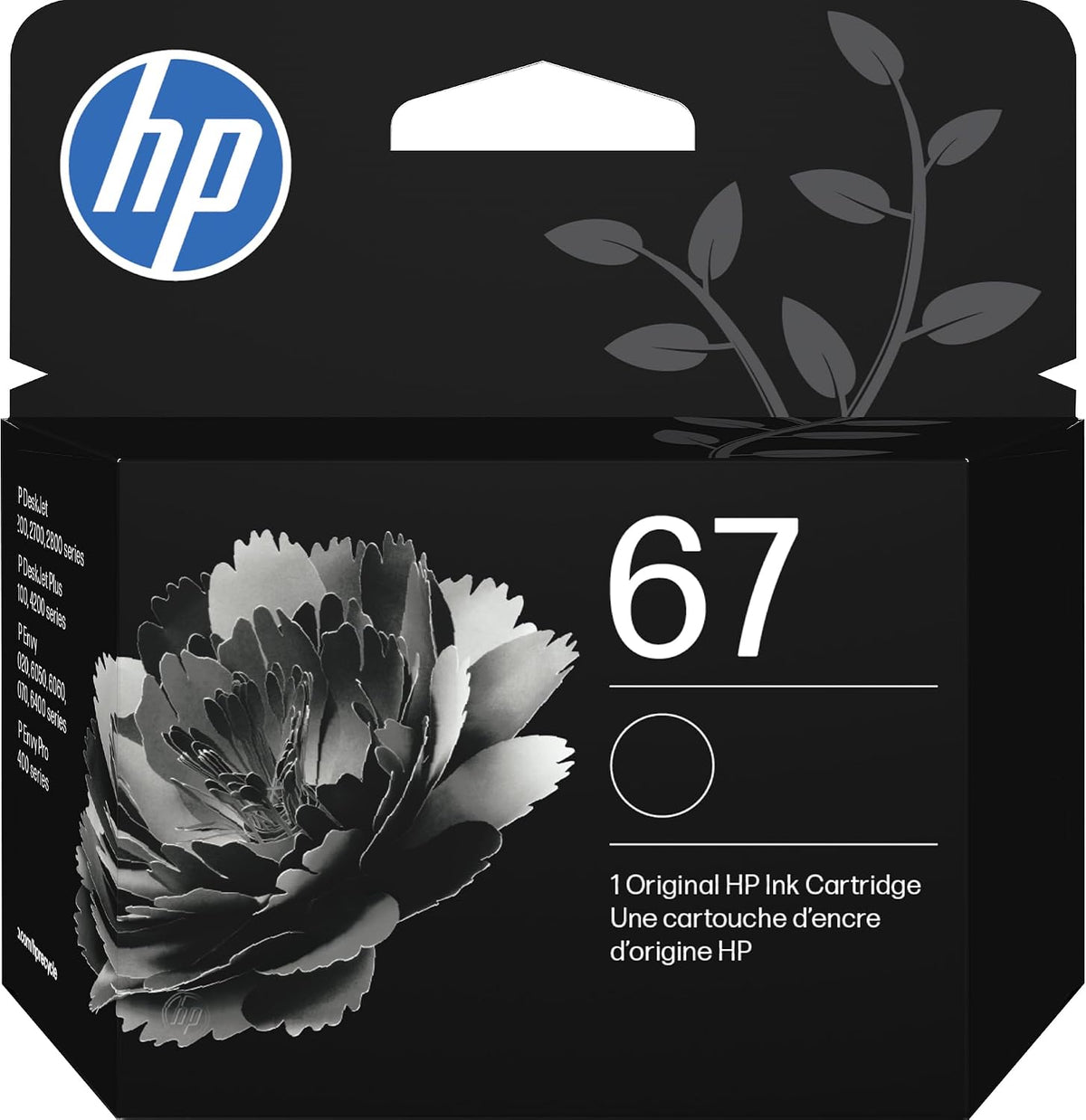 HP 67 Black Original Ink Cartridge (3YM56AN)