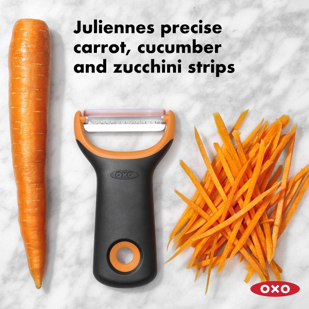 OXO Good Grips Stainless Steel Julienne Prep Vegetable Peeler - view 3