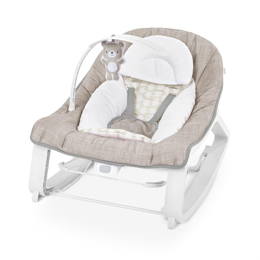 Ingenuity Keep Cozy 3-in-1 Vibrating Baby Bouncer and Rocker, Linden
