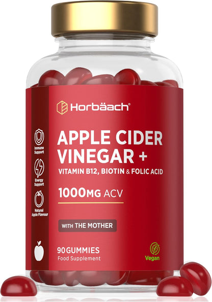 Horbäach Apple Cider Vinegar Gummies with The Mother 1000mg