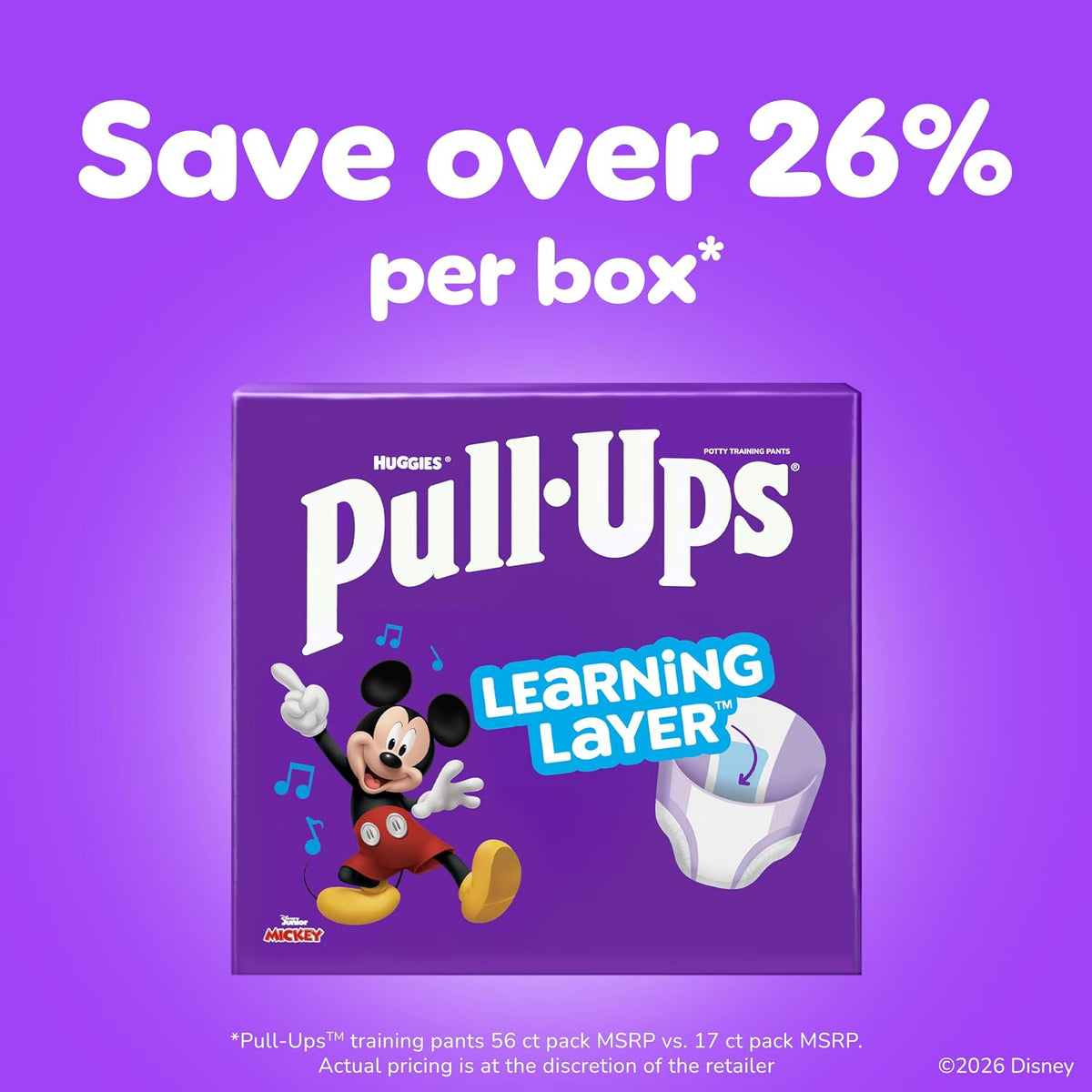 Pull-Ups Boys' Potty Training Pants, Size 4T-5T, 56 Count - view 2