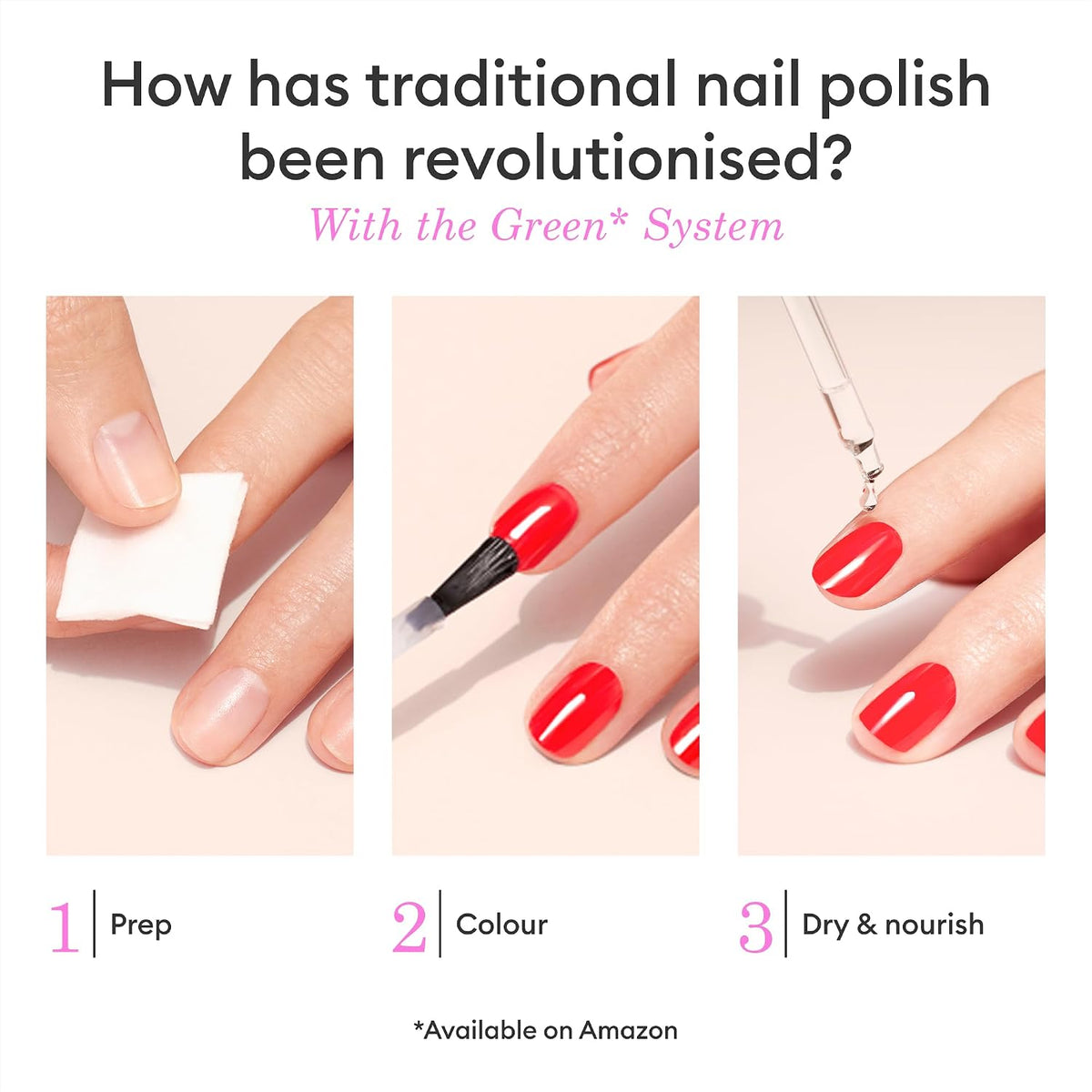 Manucurist Green Natural Nail Polish, Grenat Maroon Red - view 5
