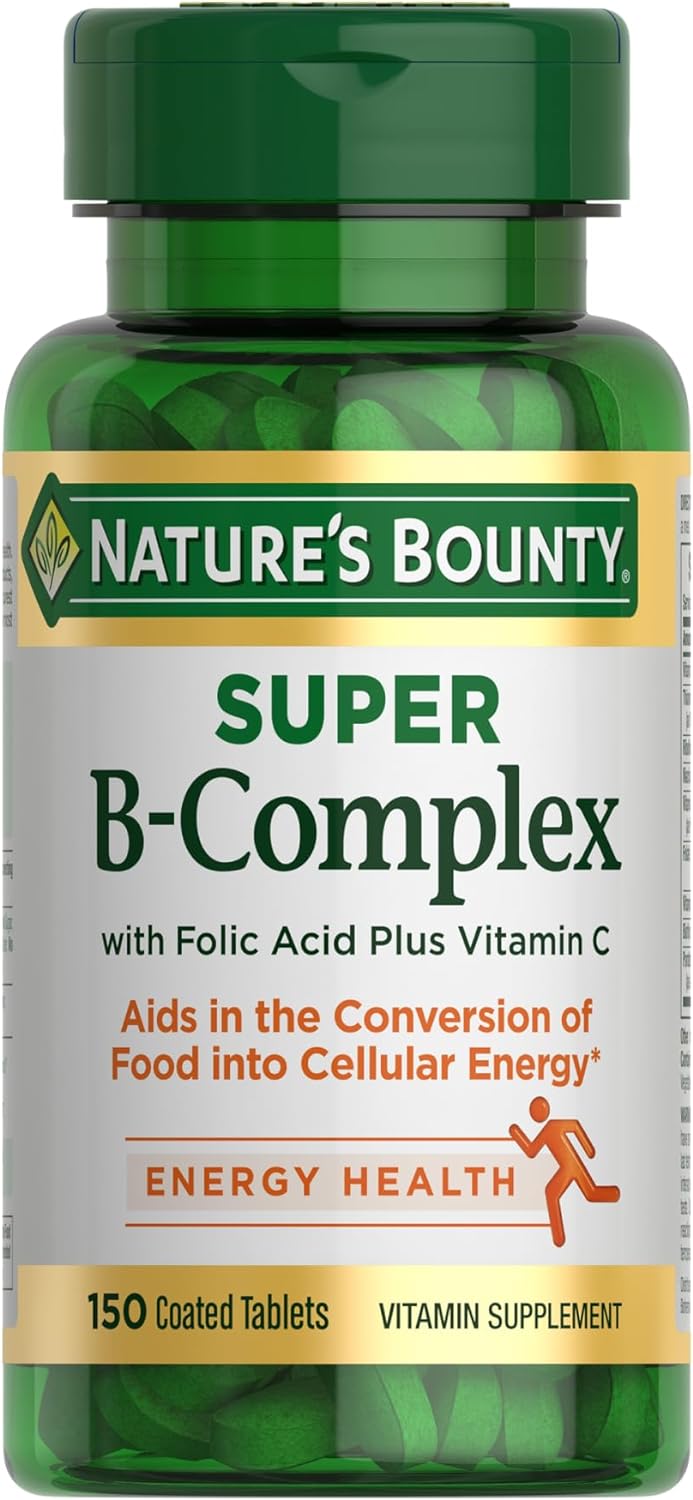 Nature's Bounty Super B-Complex with Vitamin C and Folic Acid — product view