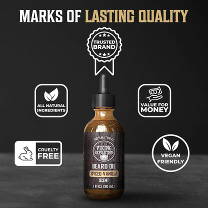 Viking Revolution Beard Oil, Spiced Vanilla, 1 fl oz (30 ml) - view 5