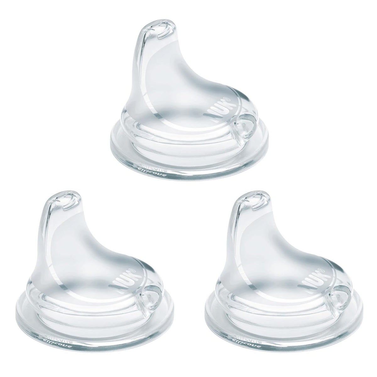 NUK Silicone Replacement Spout, 3 Pack