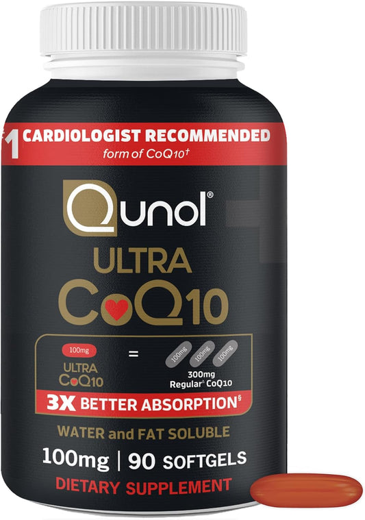 Qunol Ultra CoQ10 100mg, 90 Softgels