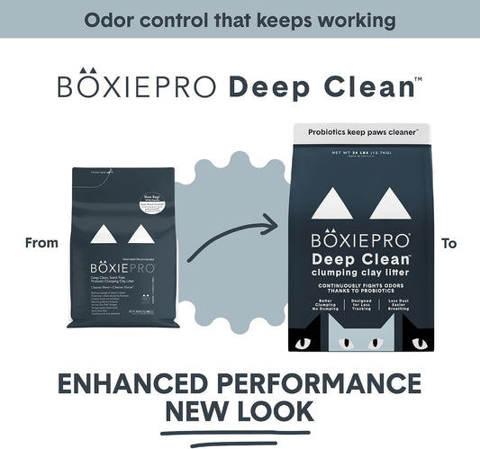 Boxie Probiotic Clumping Cat Litter, Unscented, Dust-Free, 40 lb - view 2