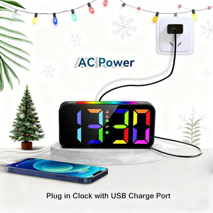 Topski Loud RGB Digital Alarm Clock with Night Light - view 4