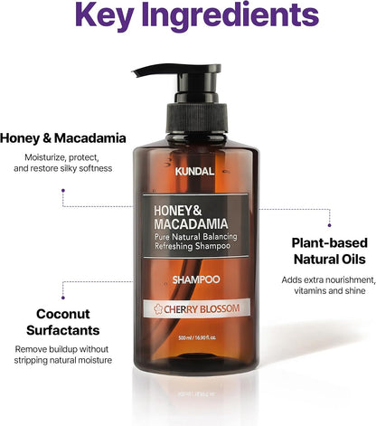 Kundal Nature Shampoo 500 ml, Amber Vanilla - view 4