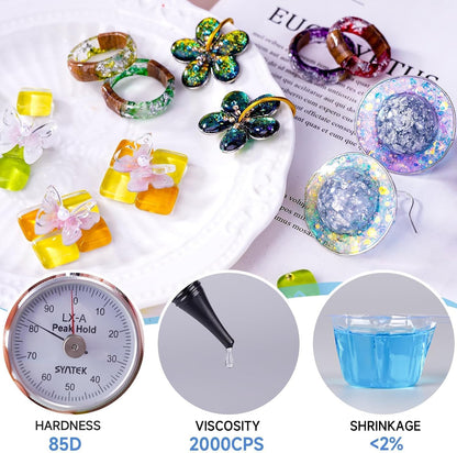 LET'S RESIN UV Resin Kit, 300 g, Clear Hard Type - view 3