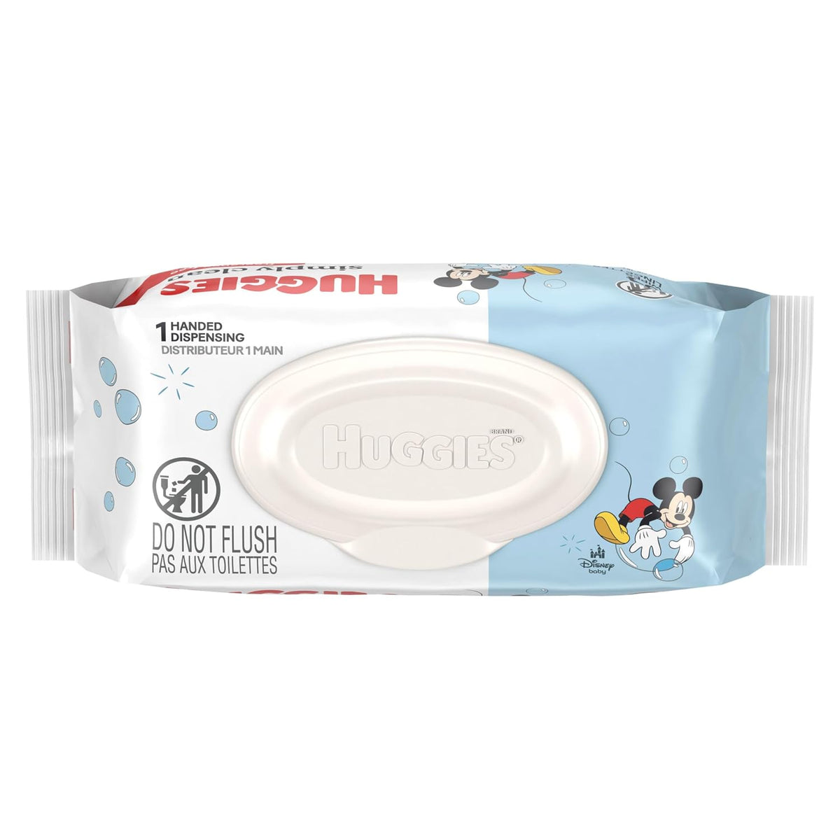 Huggies Simply Clean Unscented Baby Wipes, Flip-Top Pack, 64 Count