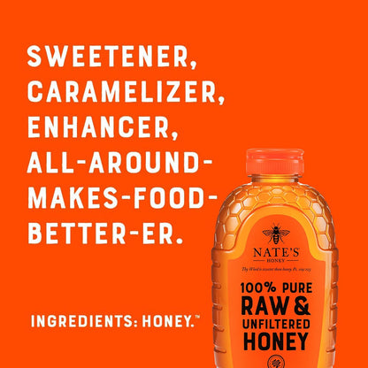 Nature Nate's 100% Pure Raw and Unfiltered Honey 32 oz (907 g) - view 2