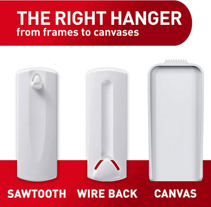 Command Sawtooth Frame Hangers, White, 4 Hangers, 4 lb - view 5