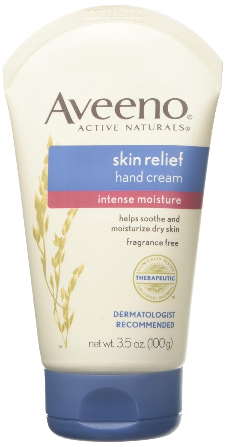 Aveeno Intense Relief Hand Cream, 99 g (3.5 oz), Pack of 6 — alternate product view