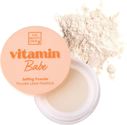The Beauty Crop Vitamin Babe Translucent Setting Powder, Pack of 2