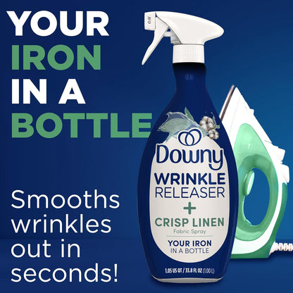 Downy Crisp Linen Wrinkle Releaser Spray 1 L (33.8 fl oz) - view 2