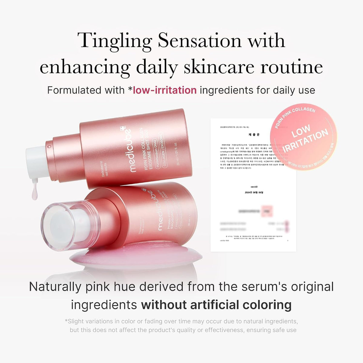 Medicube Exosome Shot PDRN Pink Collagen 2,000 PPM Serum - view 4