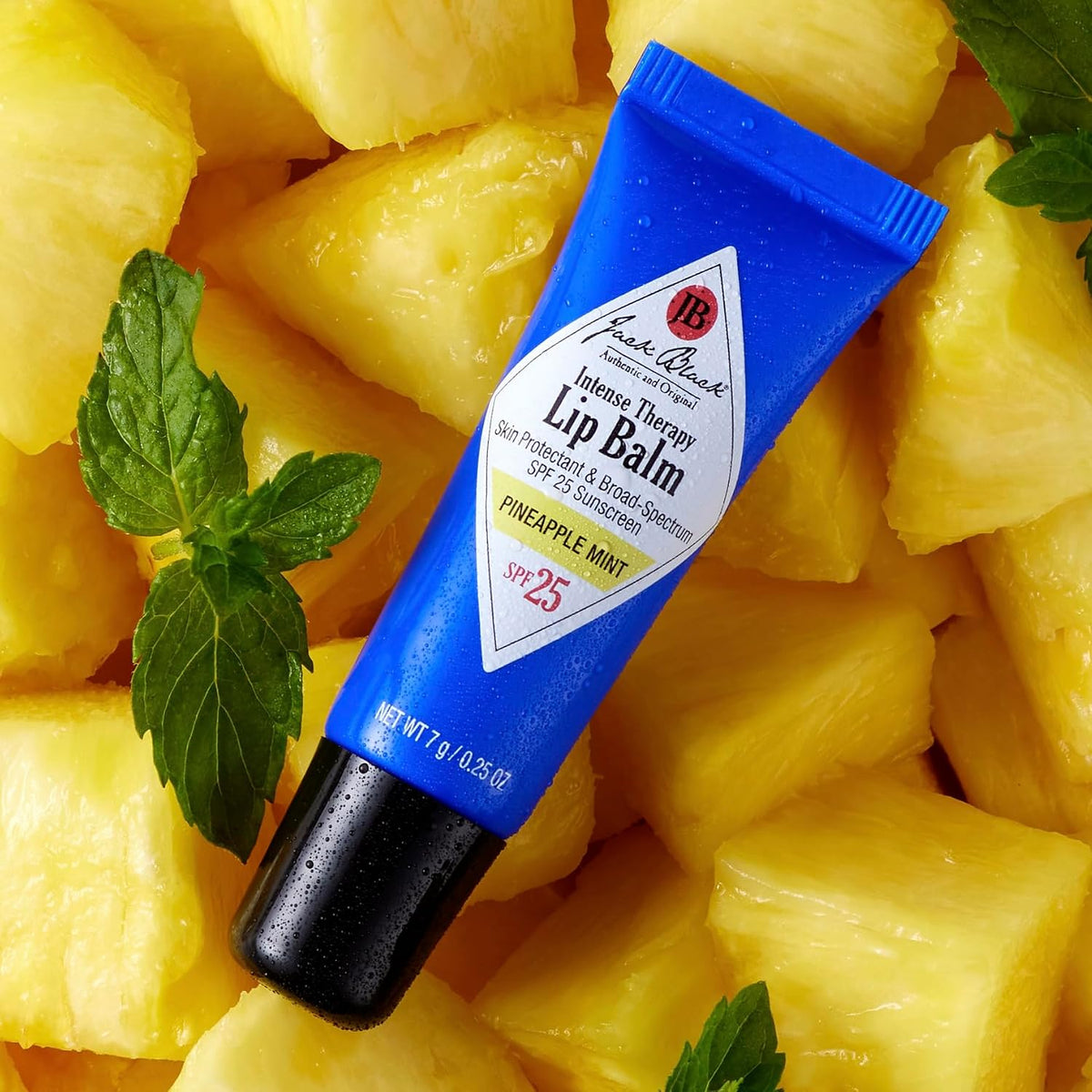 Jack Black Intense Therapy Lip Balm SPF 25, Pineapple Mint, 0.25 oz (7 g) - view 2
