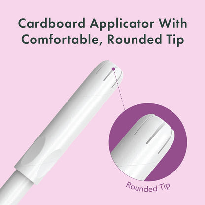 Rael Organic Cotton Cardboard Applicator Tampons, 36 Count - view 2