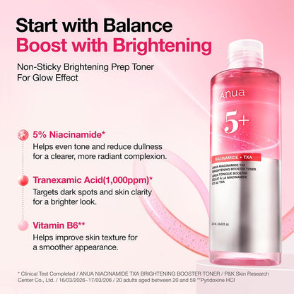 Anua Niacinamide Tranexamic Acid Brightening Booster Toner 250ml - view 3
