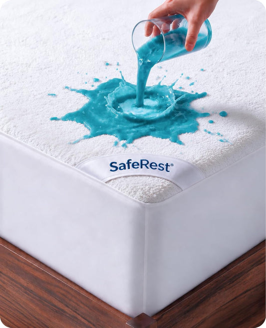 SafeRest Waterproof Cot Mattress Protector (US Crib Size)