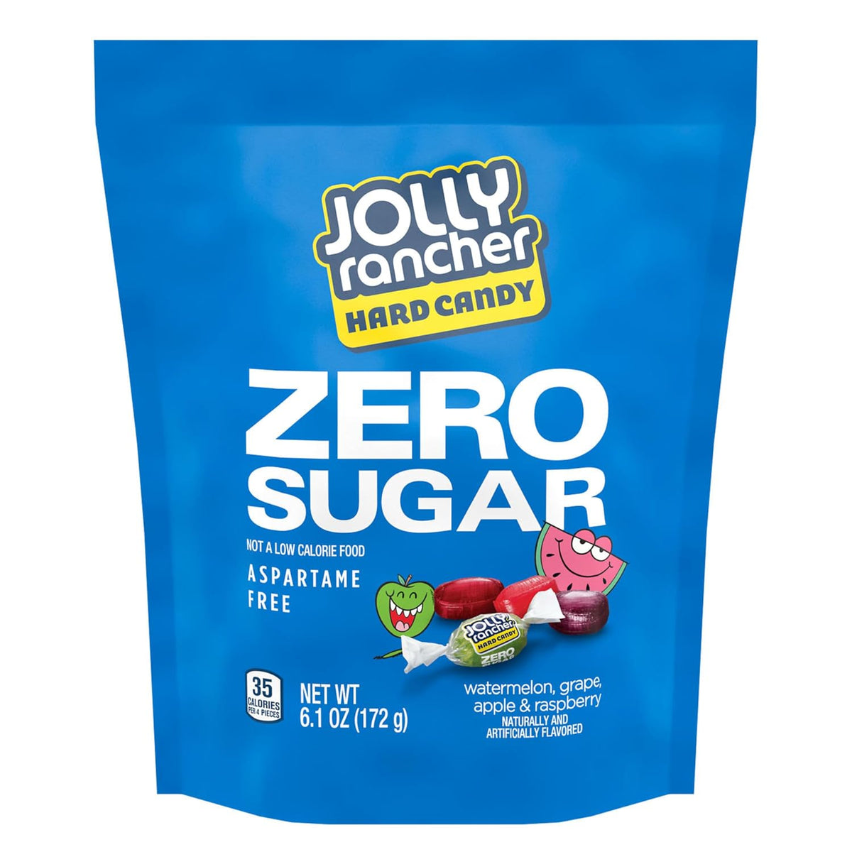 Jolly Rancher Zero Sugar Assorted Fruit Hard Candy, 6.1 oz Bag - view 3