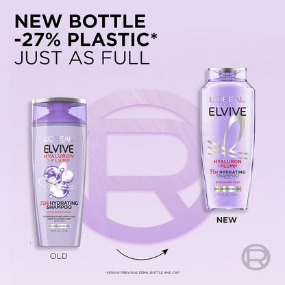 L'Oreal Paris Elvive Hyaluron Plump Hydrating Shampoo 12.6 fl oz - view 4