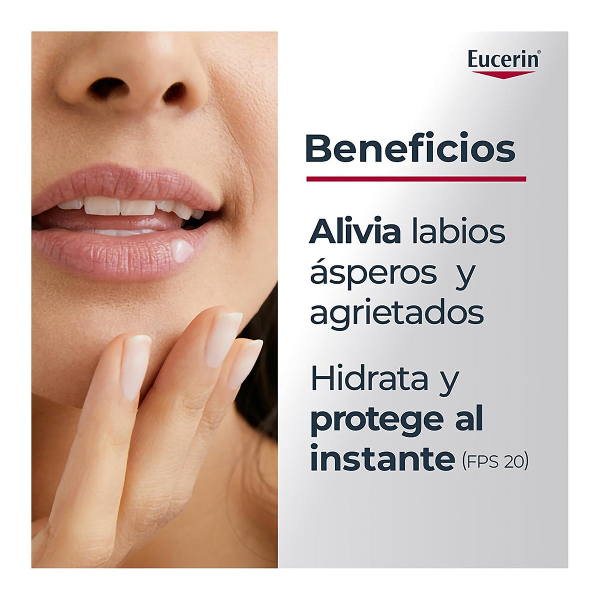 Eucerin Lip Active Caring Lip Balm, 4.8 g (0.2 oz) — alternate product view