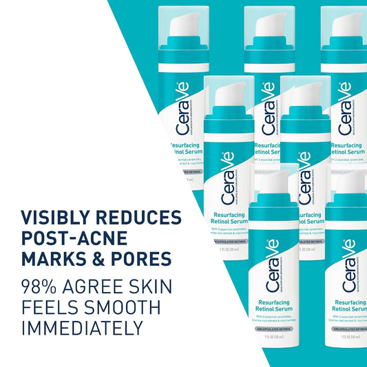 CeraVe Resurfacing Retinol Face Serum with Niacinamide, 1 oz - view 2