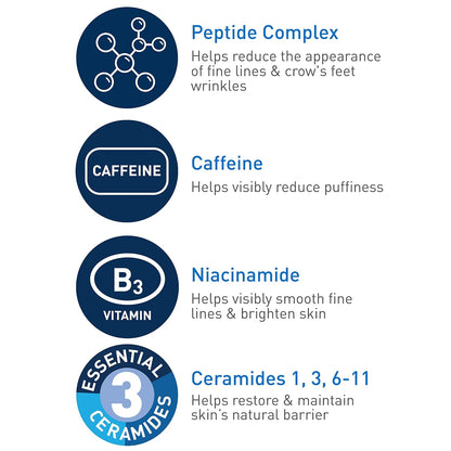 CeraVe Skin Renewing Eye Cream with Peptides, Caffeine & Niacinamide, 0.5 oz - view 3