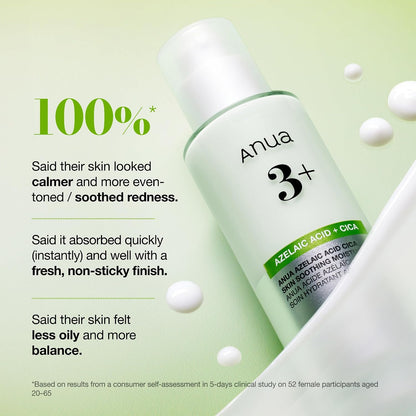 Anua Azelaic Acid CICA Skin Soothing Moisturiser 100ml - view 2