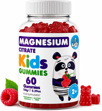 Dr. Moritz Sugar-Free Calm Magnesium Gummies, Raspberry, 2 Pack (60 Count)