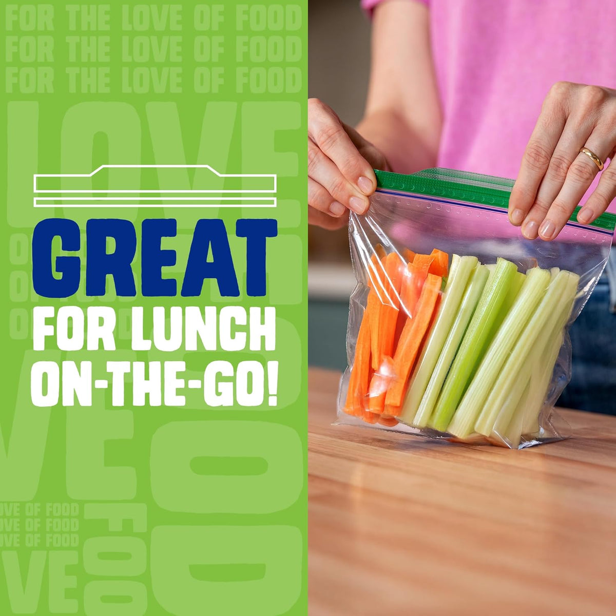 Ziploc Sandwich & Snack Bags with EasyGuide Seal, 270 Count - view 4