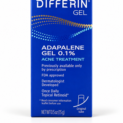 Differin Adapalene Gel 0.1% Acne Treatment 0.5 oz