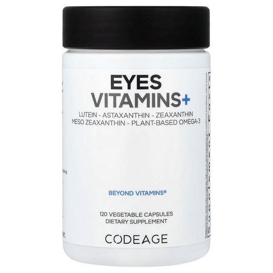 Codeage Eyes Vitamins+, 120 Vegetable Capsules