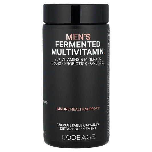 Codeage Men's Fermented Multivitamin, 120 Vegetable Capsules