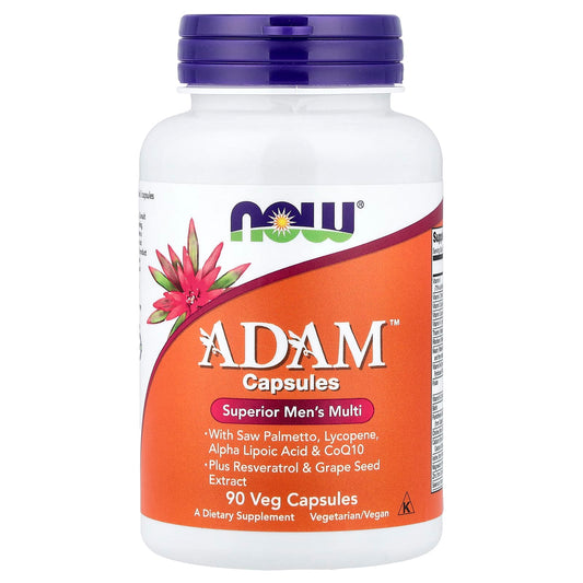 NOW Foods ADAM Superior Men's Multi, 90 Veg Capsules