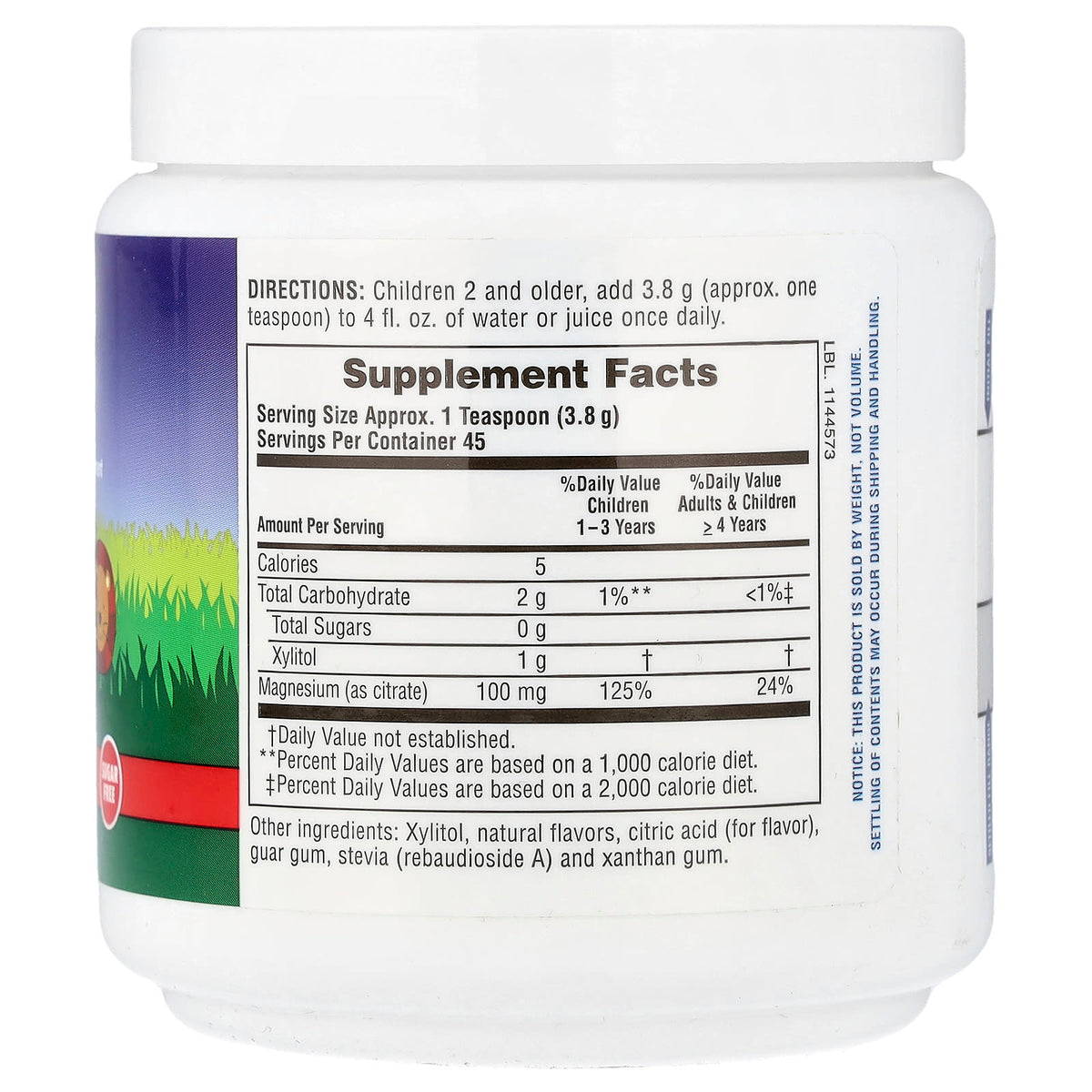 NaturesPlus Animal Parade Mag Kidz Powder, Cherry, 171 g (0.38 lb) — alternate product view