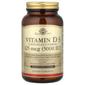 Solgar Vitamin D3 (Cholecalciferol), 125 mcg (5,000 IU), 240 Vegetable Capsules